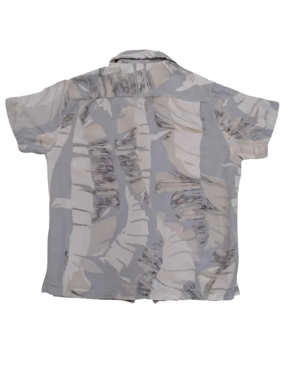 Cactus Man Ricky Singh Light Blue & Cream Tropical Button-Up Shirt Mens Large - Picture 2 of 3